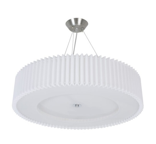 [LAM-LUX-LUX007FU] LAMPARA COLGANTE ELEGANZA 3 X 5 W E27 60 CM X 13 CM C/BOMBILLOS BLANCO REF. LUX007FU MARCA LUXOR