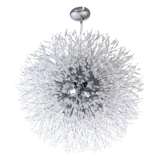 [LAM-LUX-LUX009SL] LAMPARA COLGANTE FLORE DI LEONE LED G9 16 X 25 W 60 CM X 60 CM CROMADO REF. LUX009SL MARCA LUXOR