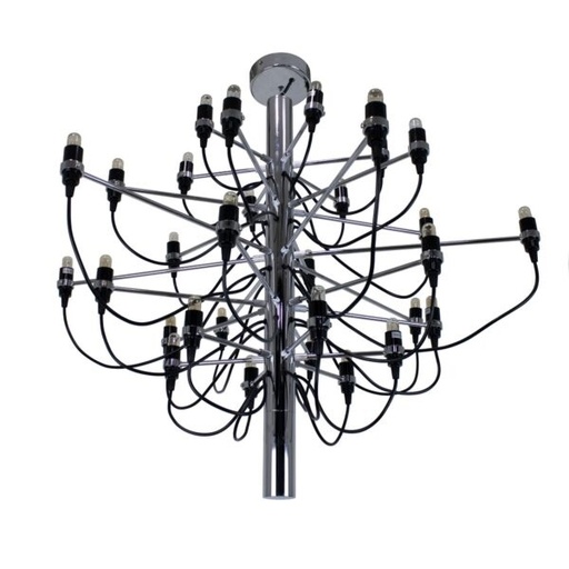 [LAM-LUX-LUX011SL] LAMPARA COLGANTE ARMONIA LED 30 X 15 W E12 86 CM X 72 CM CROMADO REF. LUX011SL MARCA LUXOR
