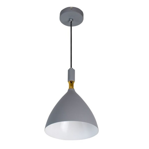 [LAM-LUX-LUX013SL] LAMPARA COLGANTE TAZZA 45W 3000K 18 CM X 100 CM C/BOMB. REF.LUX013SL MARCA LUXOR
