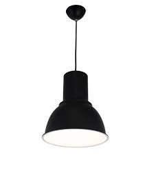 [LAM-LUX-LUX021SL] LAMPARA COLGANTE CAPELLO 45W E27 23 CM X 26 CM C/BOMBILLO COLOR NEGRO REF.LUX021SL MARCA LUXOR