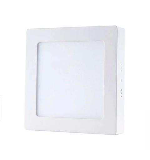 [LAM-LUZ-S-MZ-PB120SQ-6S] LAMPARA SUPERFICIAL LED CUADRADA 6 W COLOR SILVER REF. S-MZ-PB120SQ-6S LUZ DE ORO
