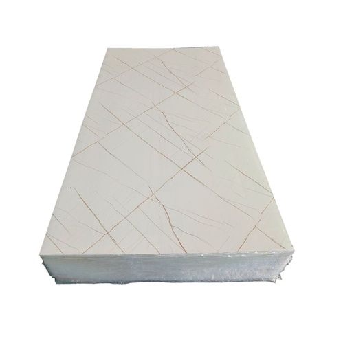 [LAM-MAC-BLANCO] LAMINA DE PVC MARMOLIZADA 1.22 MTS X 2.44 MTS COLOR BLANCO-VETA WHITE REF. LPV3 MARCA MACHIFERMA