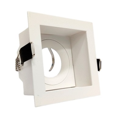 [LAM-MYL-ML10183AWH] LAMPARA SPOT CUADRADO DIRIG 4" 9 CM X 9 CM X 5 CM MR16 / GU10 COLOR BLANCO REF.564569 MARCA MYLIGHT