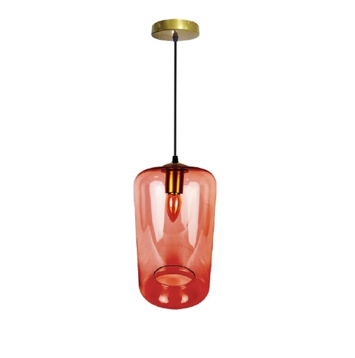 [LAM-PIE-00108224] LAMPARA COLGANTE 60W E27 133 X 18 CM ERIS NEGRO COBRE REF. 00108224 MARCA PIERROT