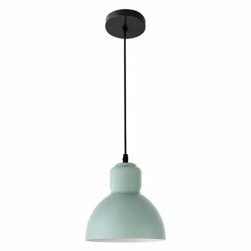 [LAM-PIE-00110410] LAMPARA COLGANTE 60W E27 19,5 X 19,5 X 19 CM BELL GLASS COLOR PLATA REF. 00110410 MARCA PIERROT