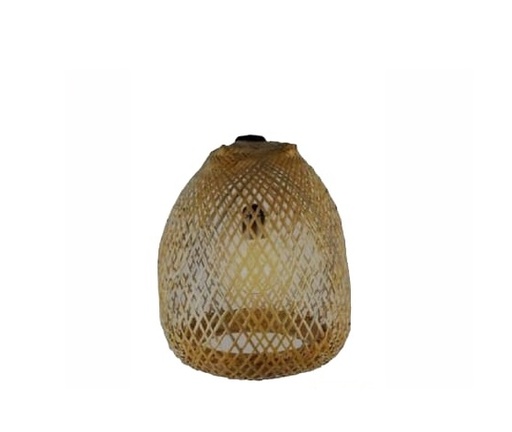 [LAM-PIE-00116008] LAMPARA COLGANTE 60W E27 42,5 X 46 CM CONE COLOR RAFIA REF. 00116008 MARCA PIERROT