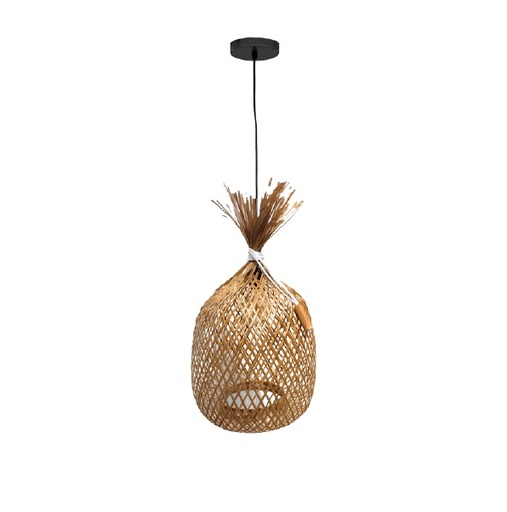 [LAM-PIE-00116027] LAMPARA COLGANTE 60W E27 40 X 28 CM NALA COLOR RAFIA REF. 00116027 MARCA PIERROT