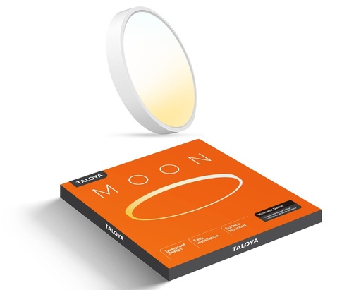 [LAM-TAL-X002HLDMDX] LAMPARA DE TECHO LED 12" 20W 5 COLORES 3000 K- 6500 K REF. X002HLDMDX COLOR BLANCO MARCA TALOYA