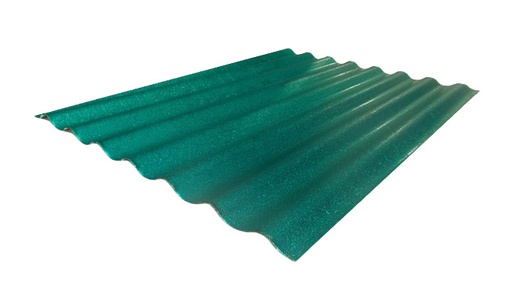 [LAM-VEN-SNV27300] LAMINA SUPERLIT / ONDULADA C.27 NATURAL-VERDE 3.00 MTS ANCHO UTIL 0.72 MTS MARCA VENCOR