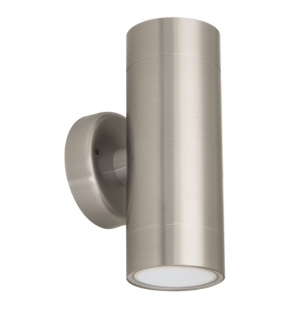 [LAM-VOL-48009] LAMPARA / APLIQUE DECORATIVO 10 W INTEGRADO P/EXTERIOR SATINADA MOD.ARB-201L REF.48009 MARCA VOLTECK