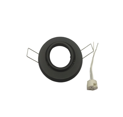 [LAMP-BAY-DF3132] SPOTLIGHT- OJO DE BUEY COLOR NEGRO REF. DF3132 MARCA BAYAN POWER