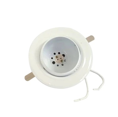 [LAMP-BIG-MR16-B] LAMPARA OJO DE BUEY - SPOT COLOR BLANCO C/SOCATE MOVIBLE MR16 CH531 MARCA BIG LUZ