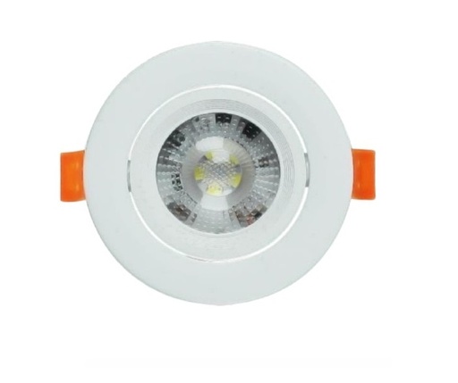 [LAMP-GEL-GE72101DL] LAMPARA LED SPOT INTEGRADO BASCULANTE REDONDO 7 W 6000 K 500 LM COD. 851561 MARCA GEL