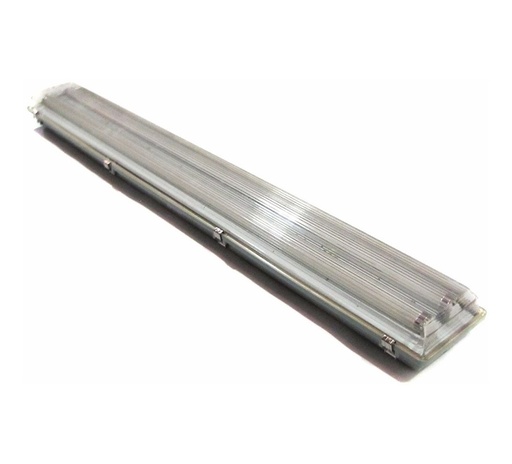 [LAMP-HEA-POLV] LAMPARA HERMETICA ANTIPOLVO 2 X 18 W PARA TUBO LED (CARCASA VACIA) REF. LUM03126 MARCA HEA LIGHT