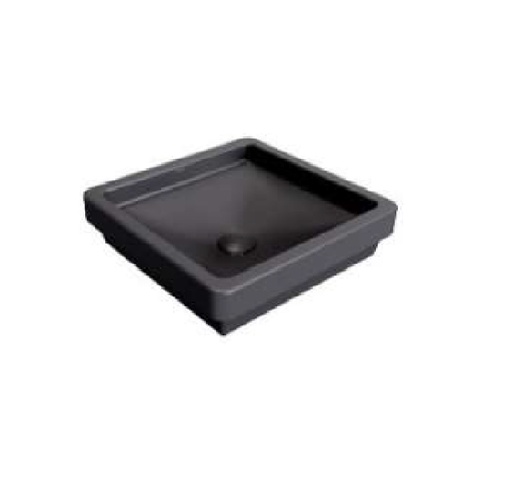 [LAV-NOV-NVLAV7743] LAVAMANOS CUADRADO DE SOBREPONER 39 CM ART Q FINECRAFT NOIR / NEGRO REF. NVLAV7743 MARCA NOVA