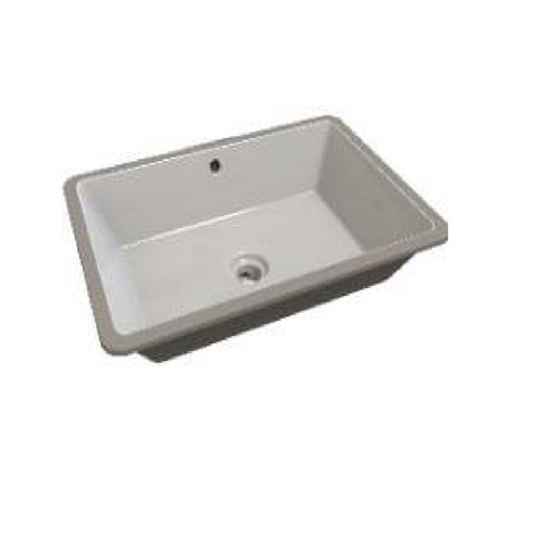 [LAV-ROC-INLAV0025] LAVAMANOS RECTANGULAR DE EMPOTRAR 56 CM SA LAV C/REBOSADERO BLANCO REF. INLAV0025 MARCA ROCA