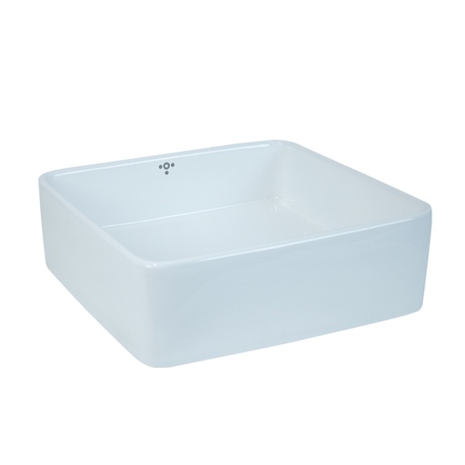 [LAV-TOR-3100003EZ] LAVAMANO CUADRADO SOBRE TOPE TIVOLI 41 CM X 41 CM X 12 CM COLOR BLANCO REF. 3100003EZ MARCA TORRENTI