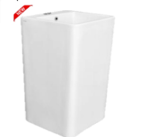 [LAV-UNI-LAV-103] LAVAMANO DE PEDESTAL / COLUMNA CUADRADO 40 X 40 X 80 CM COLOR BLANCO MARCA UNIQUE
