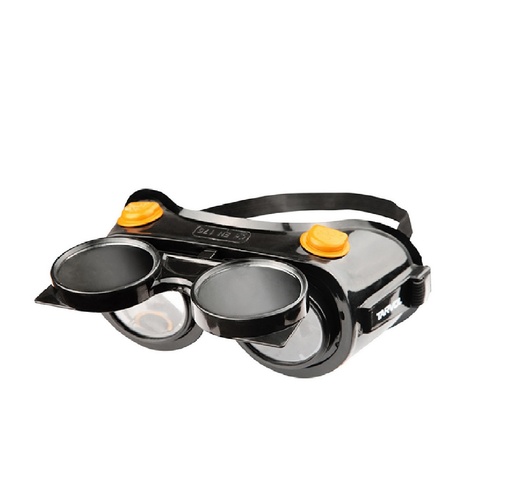 [LEN-TOL-45075] LENTES PARA SOLDAR MARCO DE PVC LENTE EXTERIOR VIDRIO INORGANICO LENTE INFERIR VIDRIO DE COLOR MARCA