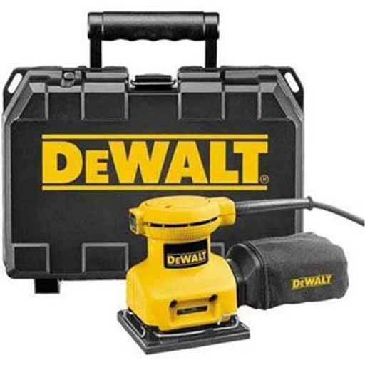 [LIJ-DEW-DW411K] LIJADORA DE PALMA 1/4 DE HOJA 2 AMP 13500 RPM C/MALETA PVC REF. DW264411K / LIJ-727 DEWALT