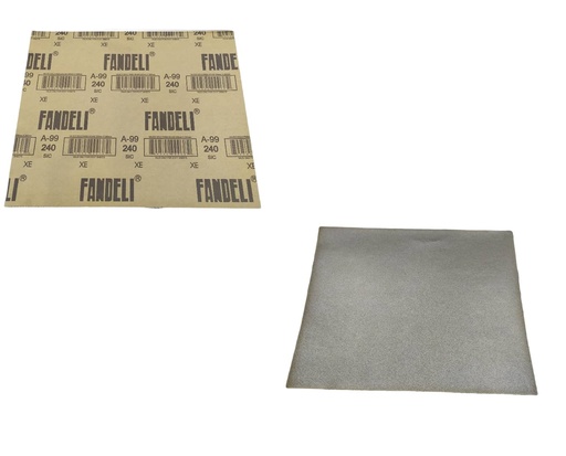 [LIJ-FAN-240] LIJA DE AGUA GRANO 240 - PLIEGO A-99 MARCA FANDELI