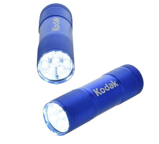 [LIN-KOD-413236] LINTERNA 9 LED FLASLUGTH BAT. AAA NO INCLUYE BATERIA COLOR AZUL REF. K6068 / 413236 KODAK