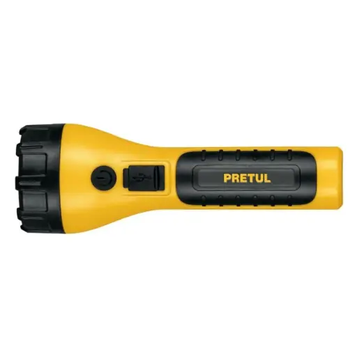 [LIN-PRE-26102] LINTERNA RECARGABLE LED 180 LUMENS MOD. LIRE-3C REF. 26102 MARCA PRETUL