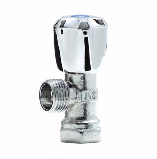 [LLA-BM-LLAA2] LLAVE DE ARRESTO CROMADA DE 1/2" X 1/2" MACHO-HEMBRA REF. BM-LLAA2 MARCA BM