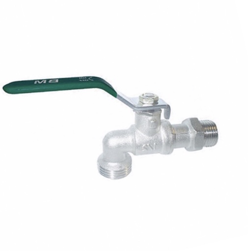[LLA-BM-MB] LLAVE DE CHORRO / LLAVE MANGUERA DE BOLA PASO RAPIDO DE 1/2" REF. MB MARCA BM