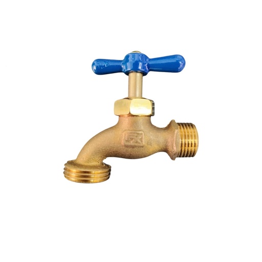[LLA-FAG-L100] LLAVE DE CHORRO / MANGUERA 1/2" BRONCE REF. IDE- L100 MARCA FAGUAX