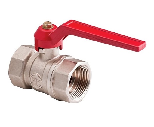 [LLA-FP-01B340] LLAVE / VALVULA DE BOLA DE 4" LIVIANA MANGO ROJO PASO COMPLETO REF. 01B340 MARCA FP