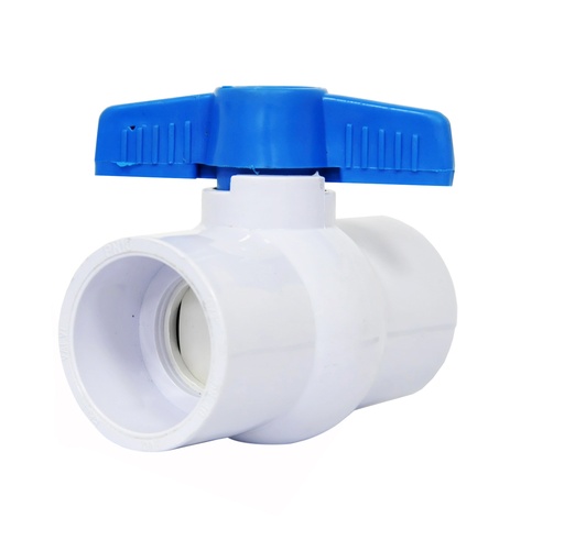 [LLA-GDE-LLPV-P10] LLAVE / VALVULA PLASTICA DE BOLA SOLDABLE DE 1" REF. LLPV-P10 MARCA GDESEO