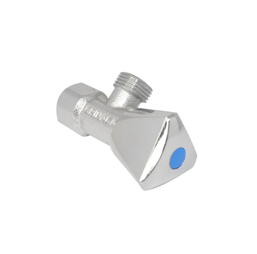 [LLA-GRI-0343PP] LLAVE DE ARRESTO CROMADA - PASO REDUCIDO DE 1/2" X 1/2" REF. 03-43-PP MARCA GRINACA