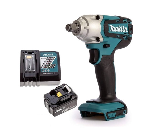 [LLA-MAK-DTW190Z] PISTOLA / LLAVE DE IMPACTO 1/2" 18V 2300RPM 190NM C/BAT.+CARG. LXT REF. DTW190Z / 729420 MARCA MAKITA