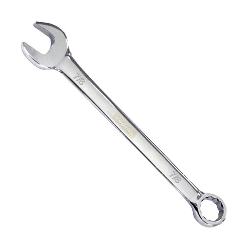 [LLA-PRO-LC892] LLAVE COMBINADA CROMADA FIJA ESTRIA 7/8" REF. PRO-LC892 MARCA PROMAKER