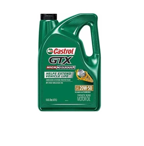 [LUB-CAS-239353] LUBRICANTE / ACEITE PARA MOTOR SINTETICO MAGNATEC SAE 20W50 3,78 LTS REF. 104809 MARCA CASTROL