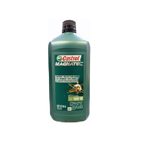 [LUB-CAS-265123] LUBRICANTE / ACEITE PARA MOTOR SINTETICO MAGNATEC SAE 10W40 946 ML REF. 265123 MARCA CASTROL