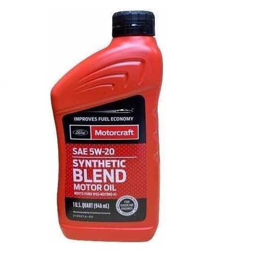 [LUB-MOT-SW20] LUBRICANTE / ACEITE SINTETICO 5W20 ( GARRAFA 946 ML ) REF. SW20 MARCA MOTORCRAFT