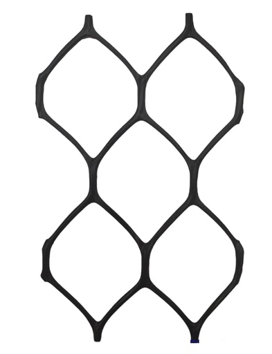 [MAL-TRI-0208-150167.MTR] MALLA PLASTICA GALLINERA 2" X 1.65 MTR POR METRO COLOR NEGRO MARCA TRICAL