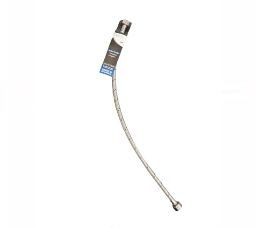 [MAN-FER-CAN114] MANGUERA / CANILLA C/ MALLA DE ACERO INOX PARA LAV. DE 1/2" X 1/2" X 60CM REF.CAN114 MARCA FERRINOX