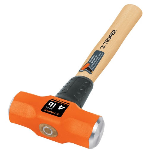 [MAN-TRU-16508] MANDARRIA OCTOGONAL 12" 4 LB CON MANGO ABSORBEDOR DE IMPACTO REF-MD-4M COD-16508 MARCA TRUPER