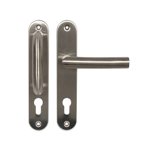 [MAN-VIS-91002557] MANILLA DE ACERO INOXIDABLE EUROPERFIL PLACA RECTA FIJA/MOVIL MOD.VL3546 REF.91002557 MARCA VISALOCK