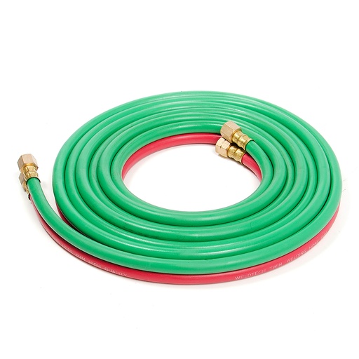 [MAN-WEL-2102500] MANGUERA PARA OXICORTE 15´ (4.5 Mts) CON CONEXIONES REF. 2102500 MARCA WELDTECH