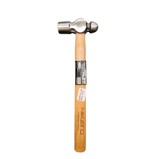 [MAR-NIK-NIK-170-77] MARTILLO DE BOLA ACERO FORJADO 16 OZ M/MADERA REF. NIK-NIK-170-77 MARCA NIKATTO