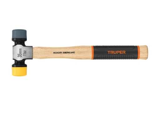 [MAR-TRU-13137] MARTILLO GOMA 11 OZ 35 MM C/CARAS INTERCAMBIABLES MOD. MASU-35 REF.13137 MARCA TRUPER