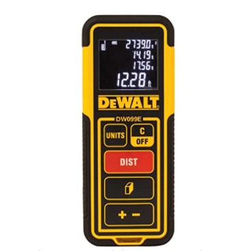 [MED-DEW-DW099E] MEDIDOR / METRO LASER DE DISTANCIA 30 MTS REF. DW099E COD. 811025 MARCA DEWALT