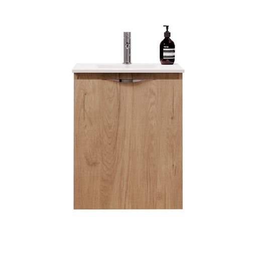 [MUE-KUB-KUBO50TIME] MUEBLE TIME50 50 X 64 X 40 CM C/LAV. BLANCO Y ESPEJO 60 X 50 CM - 1 GAV. REF. KUBO50TIME MARCA KUBO