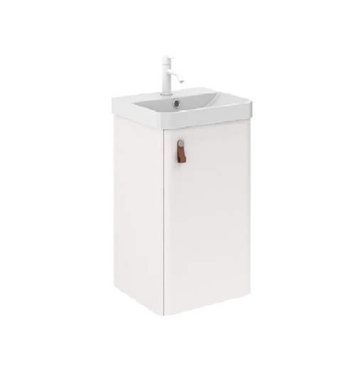 [MUE-ROY-126216] MUEBLE DE BAÑO C/LAVAMANO DE 39CM X 34CM CLUB BLANCO C/ESPEJO MURANO REF. 126216/ 378620 +122547 ROYO