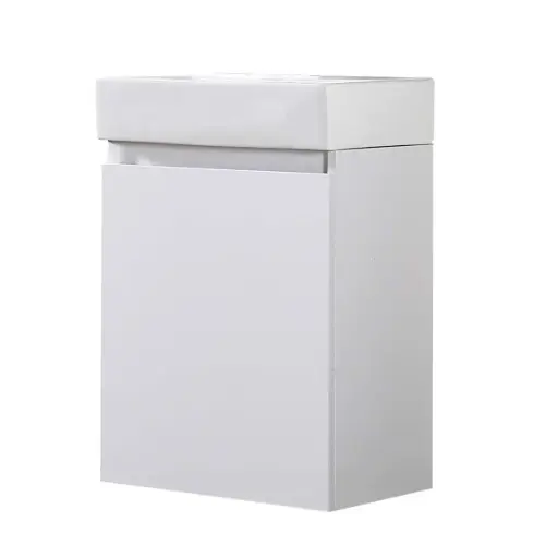 [MUE-UNI-MUE-03] MUEBLE PARA BAÑO EN MDF 45 CM X 32 CM X 55CM CON ESPEJO DE 45 X 70 CM BLANCO REF. MUE-03 UNIQUE